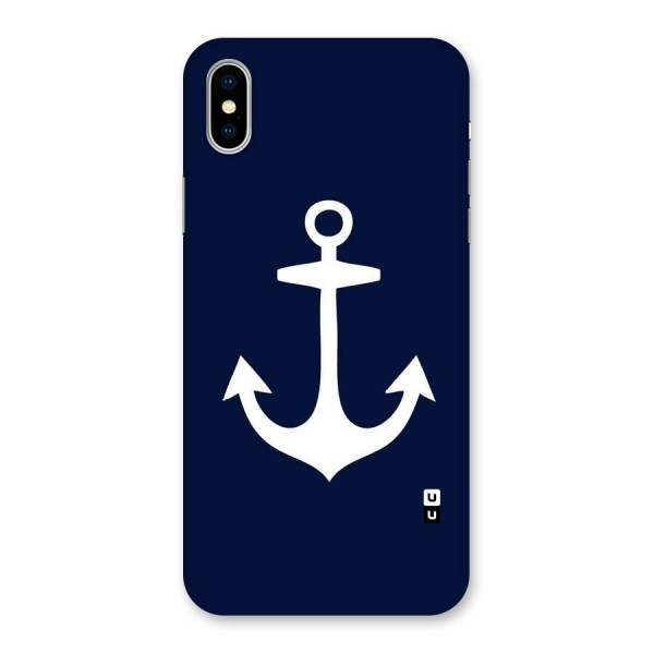 Stylish Anchor Design Back Case for iPhone X