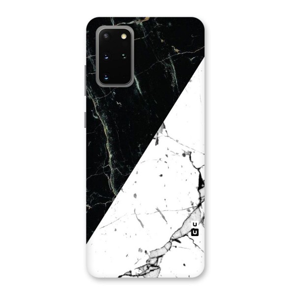 Stylish Diagonal Marble Back Case for Galaxy S20 Plus