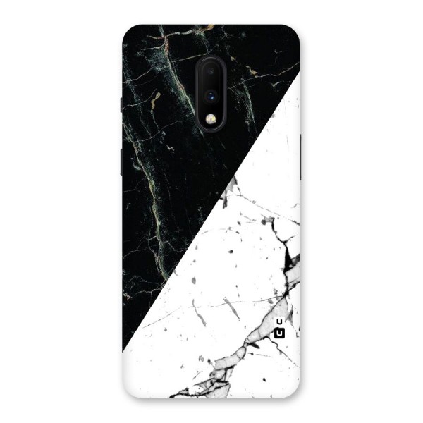 Stylish Diagonal Marble Back Case for OnePlus 7
