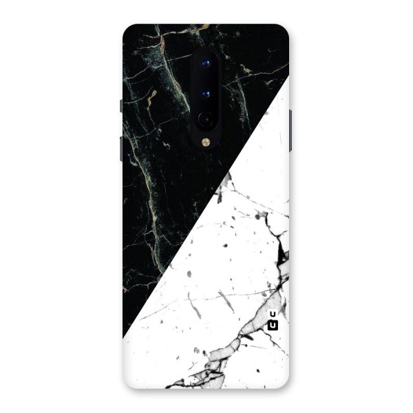 Stylish Diagonal Marble Back Case for OnePlus 8