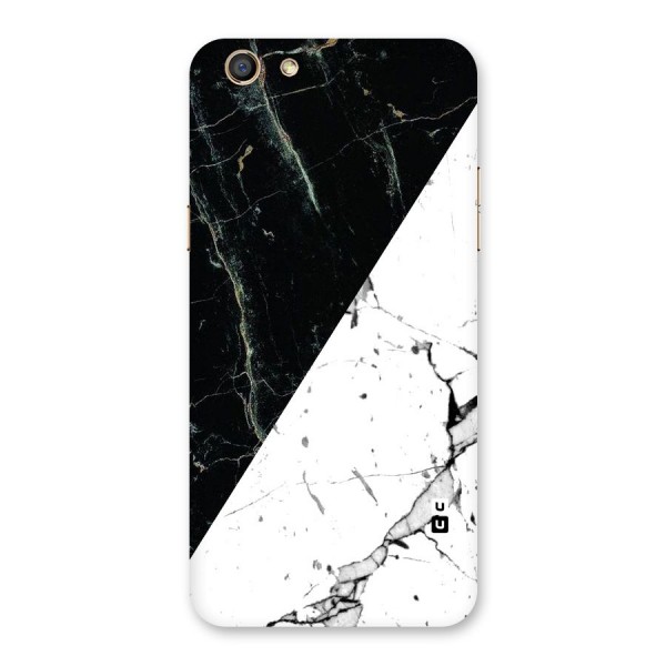 Stylish Diagonal Marble Back Case for Oppo F3