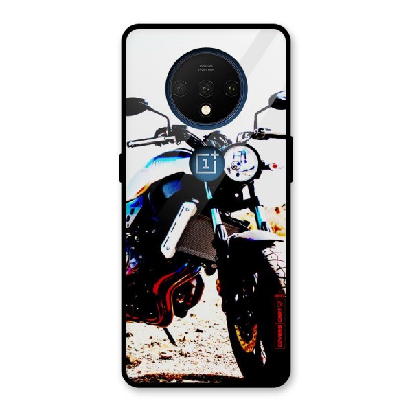 Stylish Ride Extreme Glass Back Case for OnePlus 7T