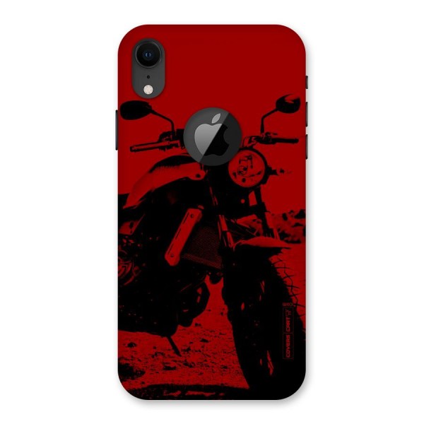 Stylish Ride Red Back Case for iPhone XR Logo Cut
