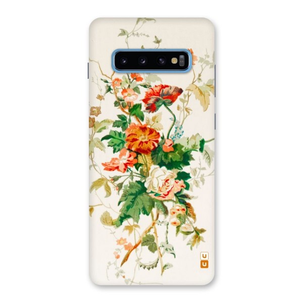 Summer Floral Back Case for Galaxy S10 Plus