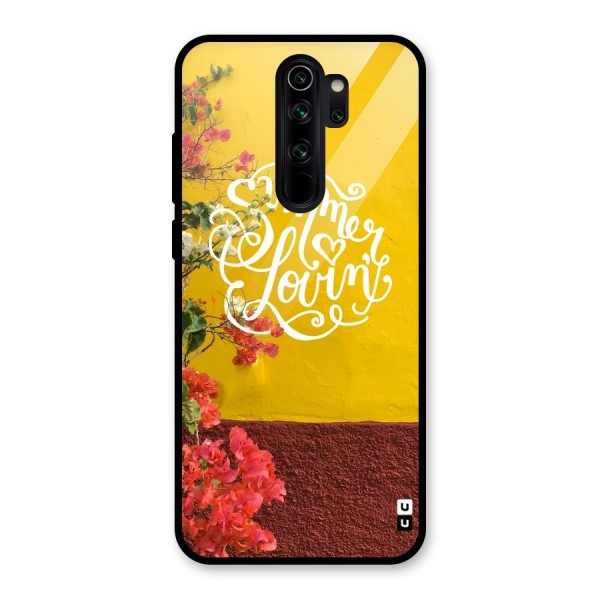 Summer Lovin Glass Back Case for Redmi Note 8 Pro