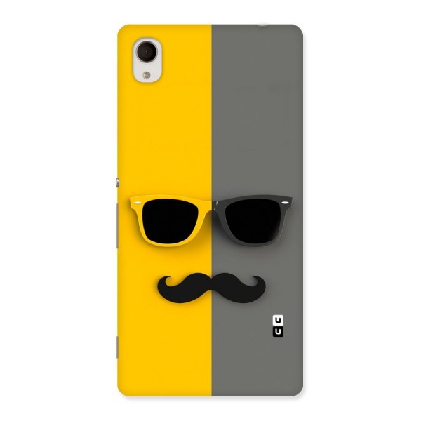 Sunglasses and Moustache Back Case for Sony Xperia M4