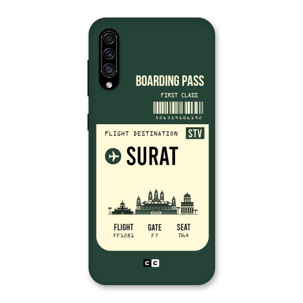 Surat Boarding Pass Back Case for Galaxy A30s