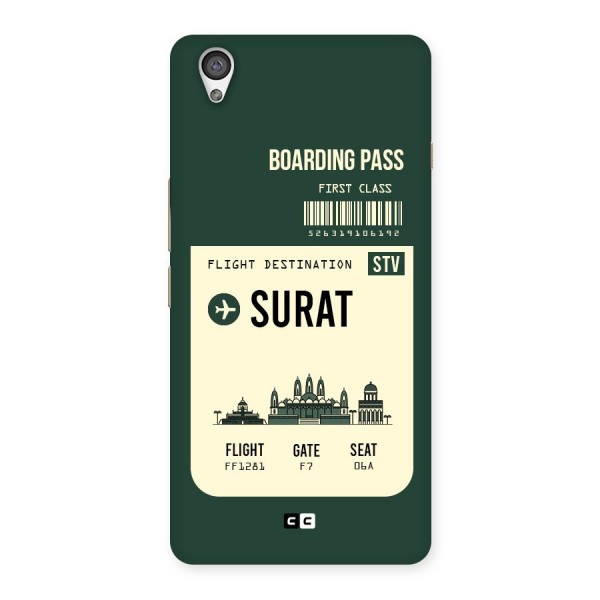 Surat Boarding Pass Back Case for OnePlus X