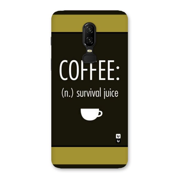 Survival Juice Back Case for OnePlus 6