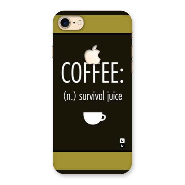 Survival Juice Back Case for iPhone 7 Apple Cut