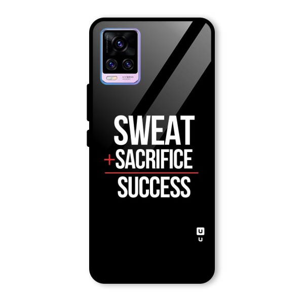 Sweat Sacrifice Success Glass Back Case for Vivo V20 Pro