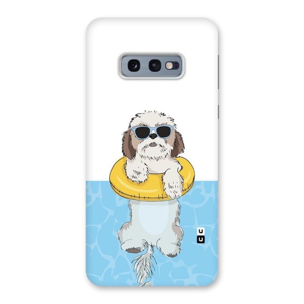 Swimming Doggo Back Case for Galaxy S10e
