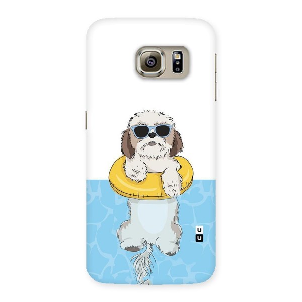 Swimming Doggo Back Case for Samsung Galaxy S6 Edge Plus