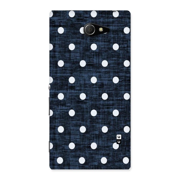 Textured Dots Back Case for Sony Xperia M2