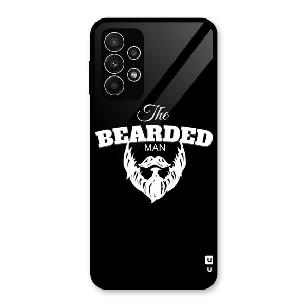 The Bearded Man Glass Back Case for Galaxy A23