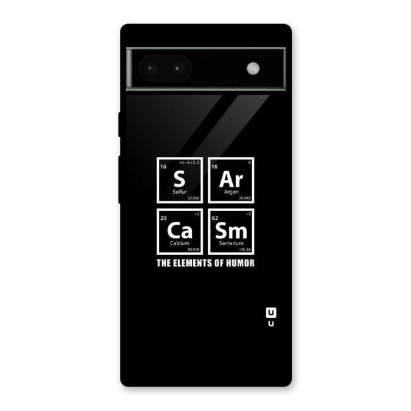 The Elements of Humor Glass Back Case for Google Pixel 6a
