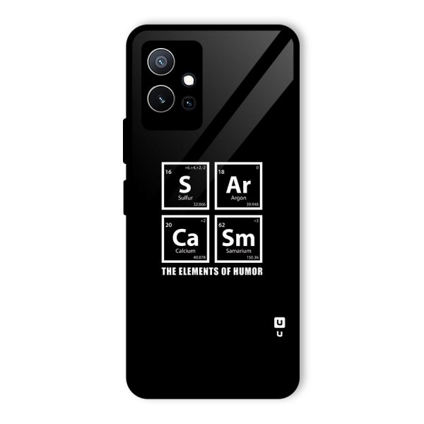 The Elements of Humor Glass Back Case for Vivo T1 5G