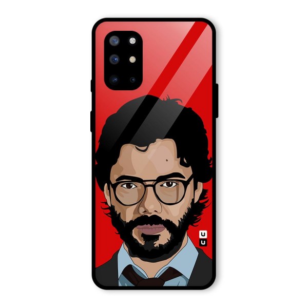 The Professor Illustration Art Glass Back Case for OnePlus 8T