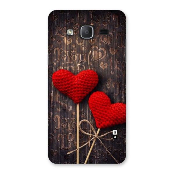 Thread Art Wooden Print Back Case for Galaxy On7 2015