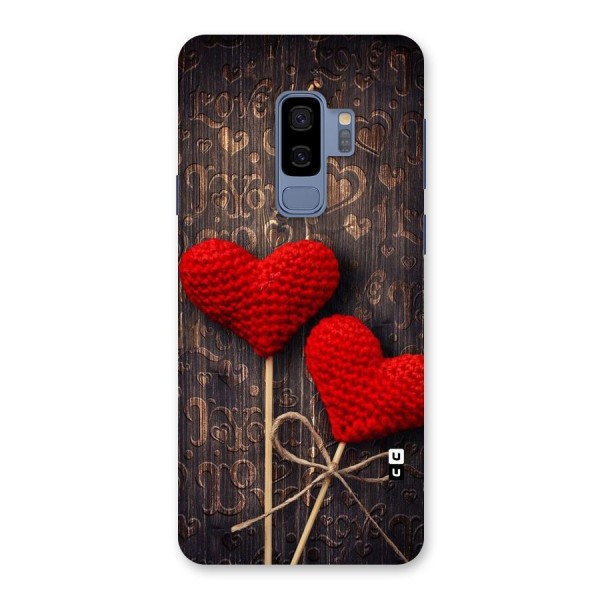 Thread Art Wooden Print Back Case for Galaxy S9 Plus