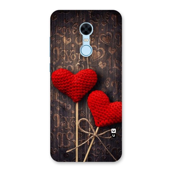 Thread Art Wooden Print Back Case for Redmi Note 5
