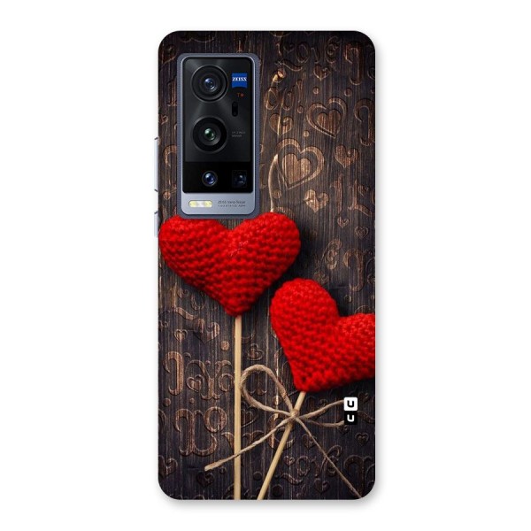 Thread Art Wooden Print Back Case for Vivo X60 Pro Plus