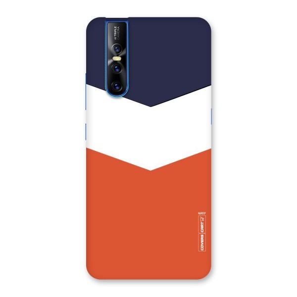 Three Colour Pattern Back Case for Vivo V15 Pro