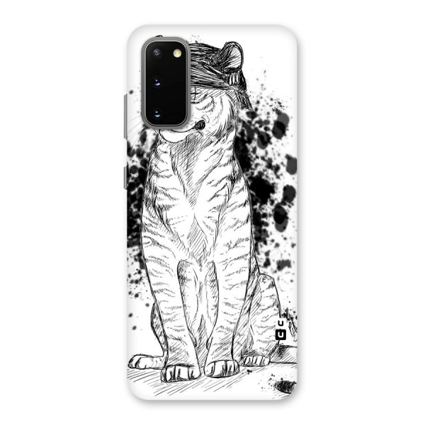 Tiger Wink Back Case for Galaxy S20