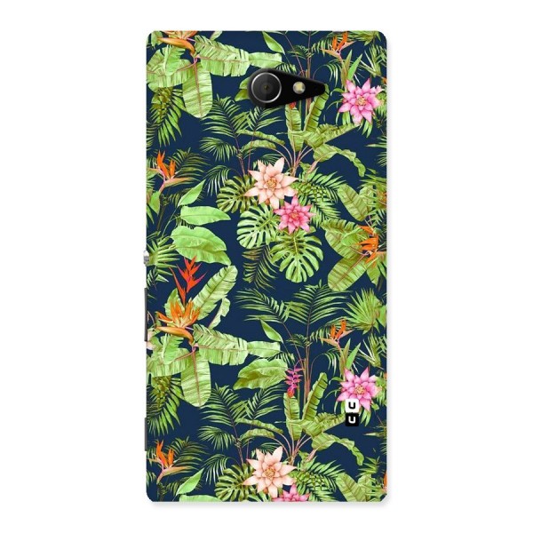 Tiny Flower Leaves Back Case for Sony Xperia M2