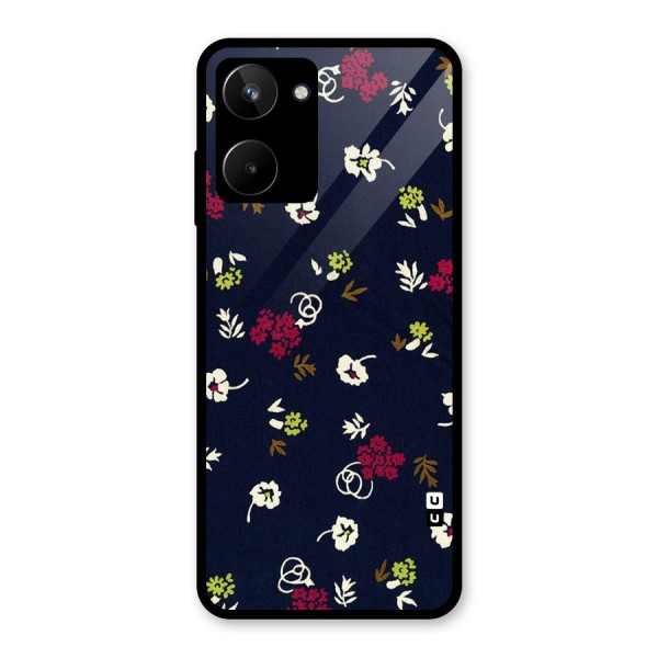 Tiny Flowers Glass Back Case for Realme 10