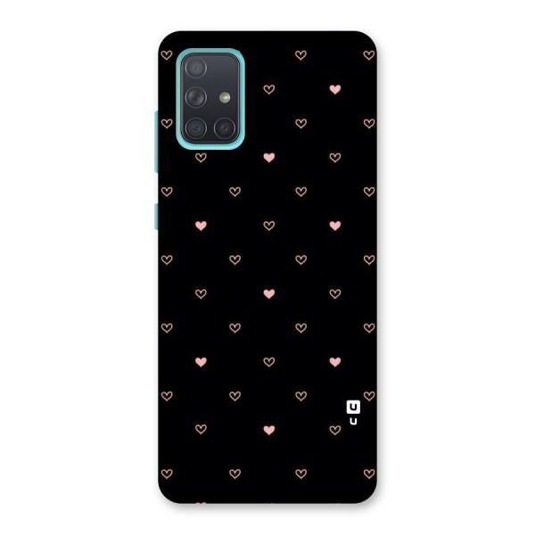 Tiny Little Pink Pattern Back Case for Galaxy A71