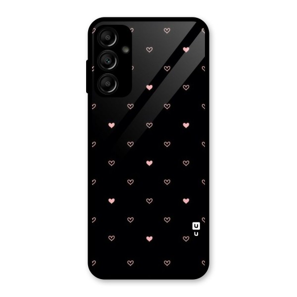 Tiny Little Pink Pattern Glass Back Case for Galaxy A14 5G
