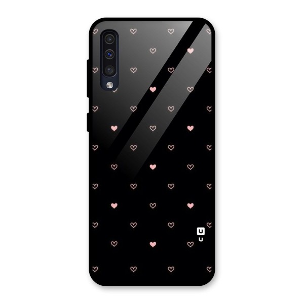 Tiny Little Pink Pattern Glass Back Case for Galaxy A50s