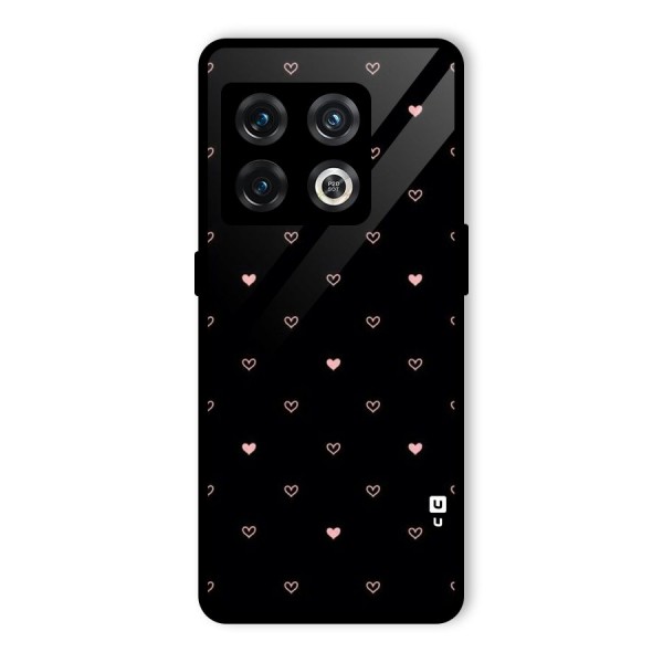 Tiny Little Pink Pattern Glass Back Case for OnePlus 10 Pro 5G