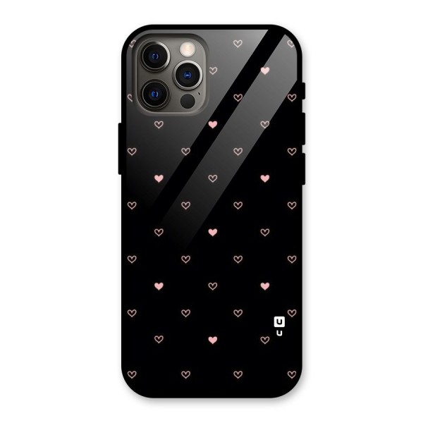 Tiny Little Pink Pattern Glass Back Case for iPhone 12 Pro