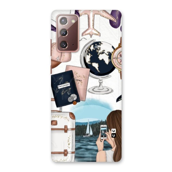 Travel Diaries Back Case for Galaxy Note 20