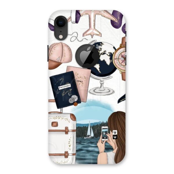 Travel Diaries Back Case for iPhone XR Logo Cut