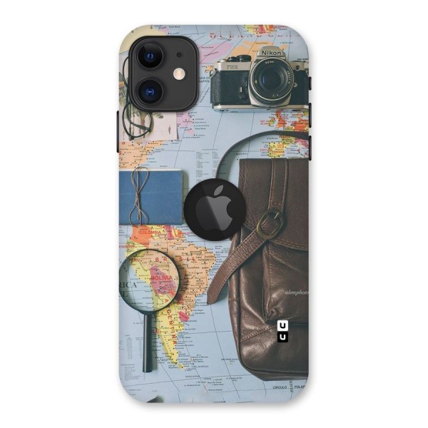Travel Requisites Back Case for iPhone 11 Logo Cut
