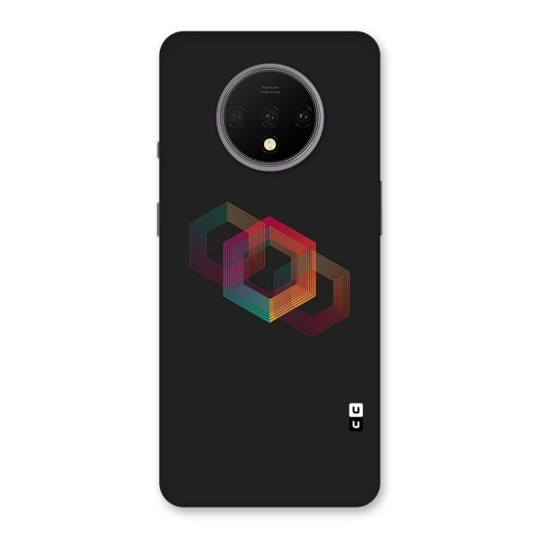 Tri-hexa Colours Back Case for OnePlus 7T