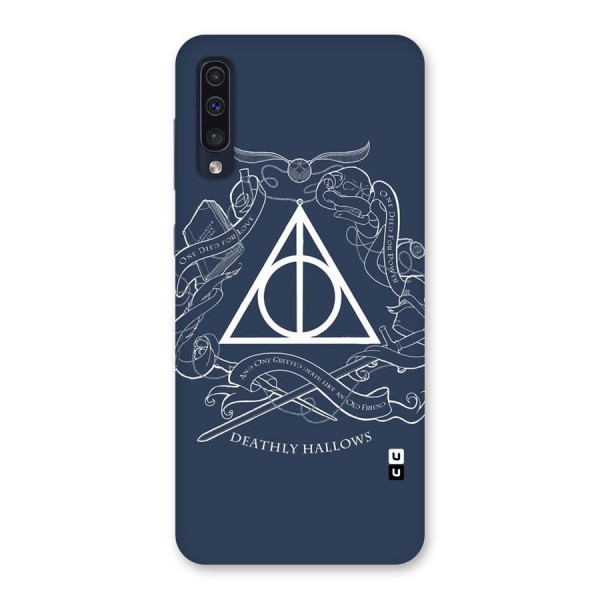 Triangle Blue Back Case for Galaxy A50s