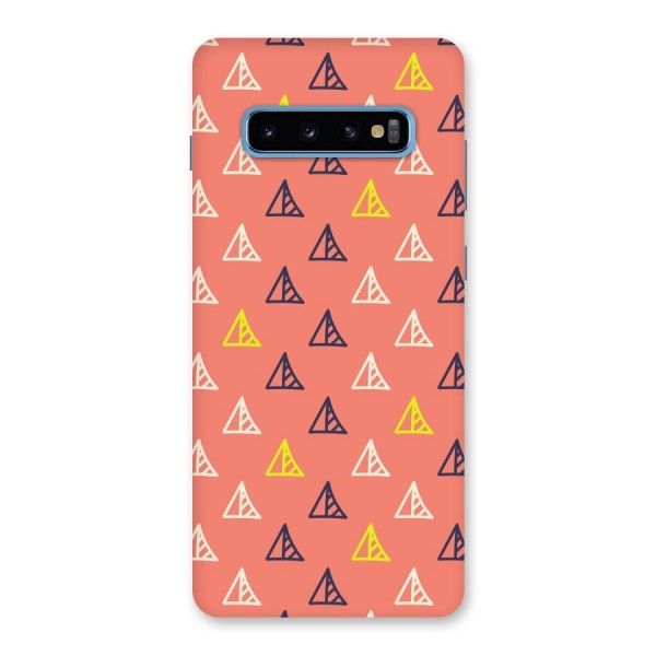 Triangular Boho Pattern Back Case for Galaxy S10 Plus