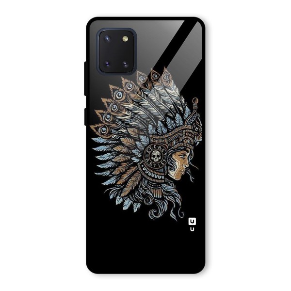 Tribal Design Glass Back Case for Galaxy Note 10 Lite