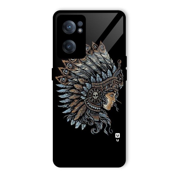 Tribal Design Glass Back Case for OnePlus Nord CE 2 5G