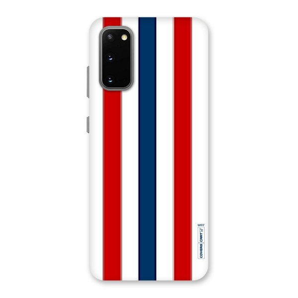 Tricolor Stripes Back Case for Galaxy S20