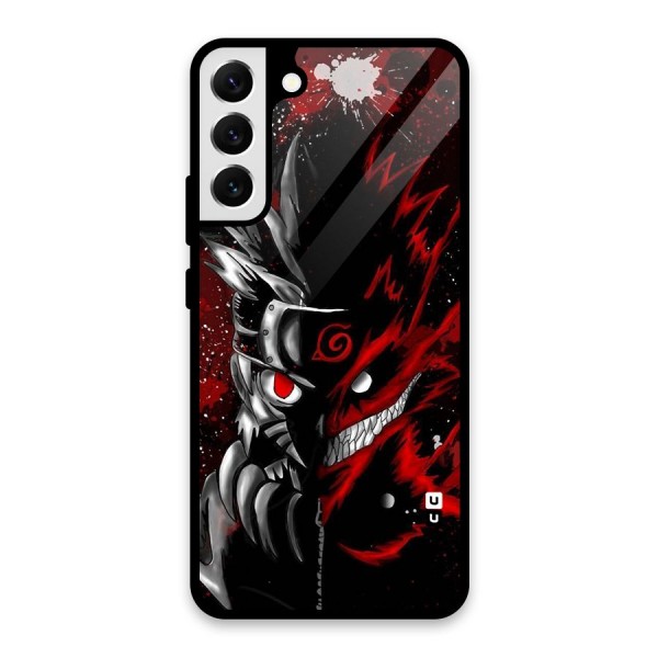 Two Face Naruto Glass Back Case for Galaxy S22 Plus 5G