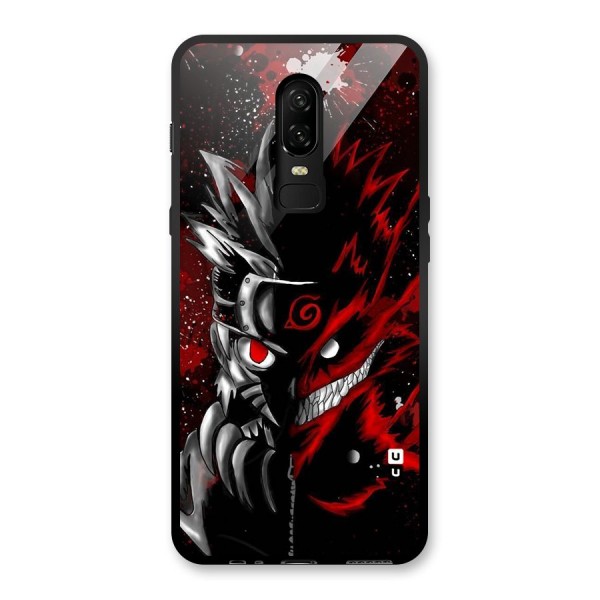 Two Face Naruto Glass Back Case for OnePlus 6