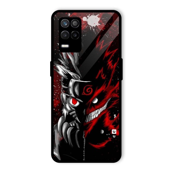 Two Face Naruto Glass Back Case for Realme 8 5G