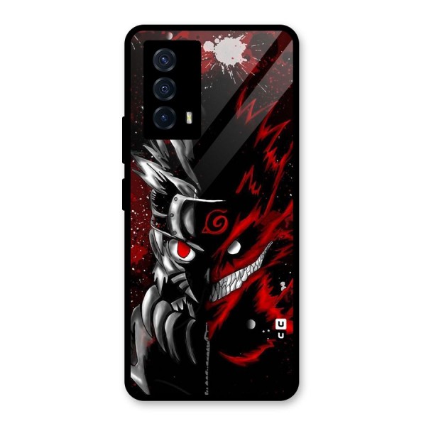 Two Face Naruto Glass Back Case for Vivo iQOO Z5