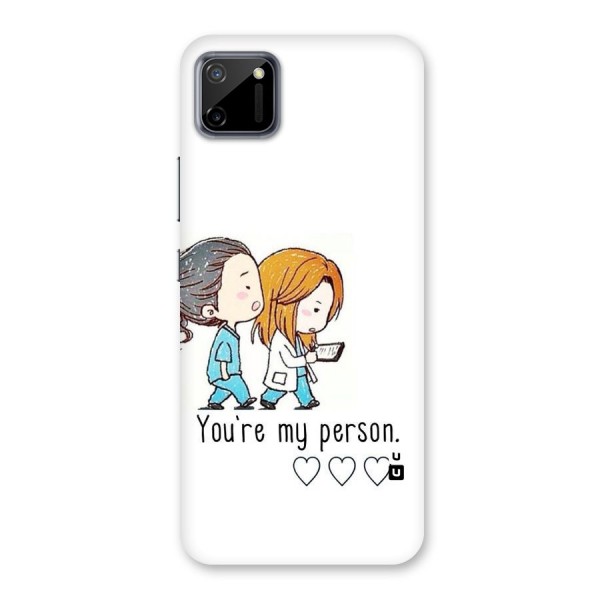 Two Friends In Coat Back Case for Realme C11