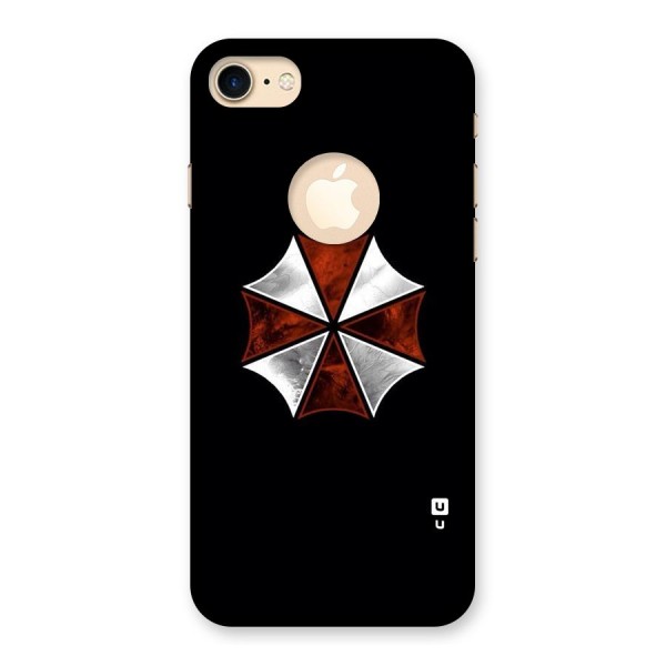 Umbrella Design Back Case for iPhone 7 Logo Cut